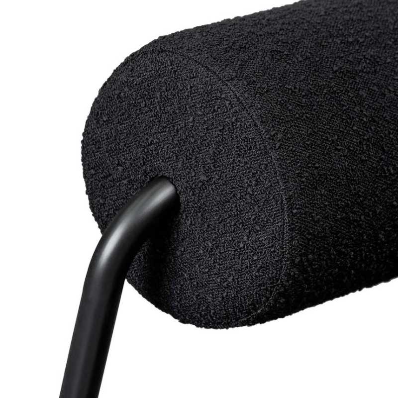 Rayburn Lounge Chair Black Backrest Foam View