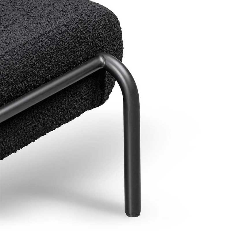 Rayburn Lounge Chair Black Legs View