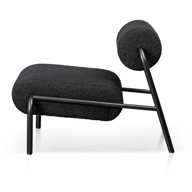 Rayburn Lounge Chair Black Side View