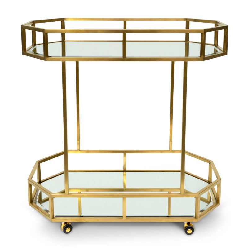 Rockwell Bar Cart Mirror and Base Outdoor Living Essentials