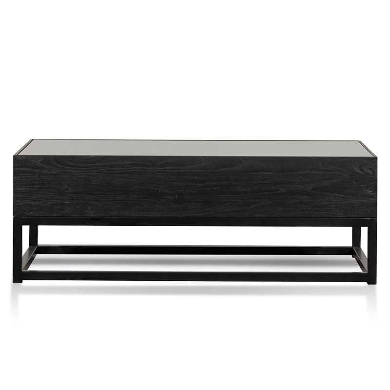 Rosewood 120CM Elm Coffee Table Black