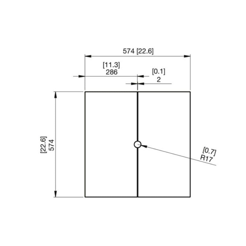 S22 Coffee Table Converter Plate Drawing