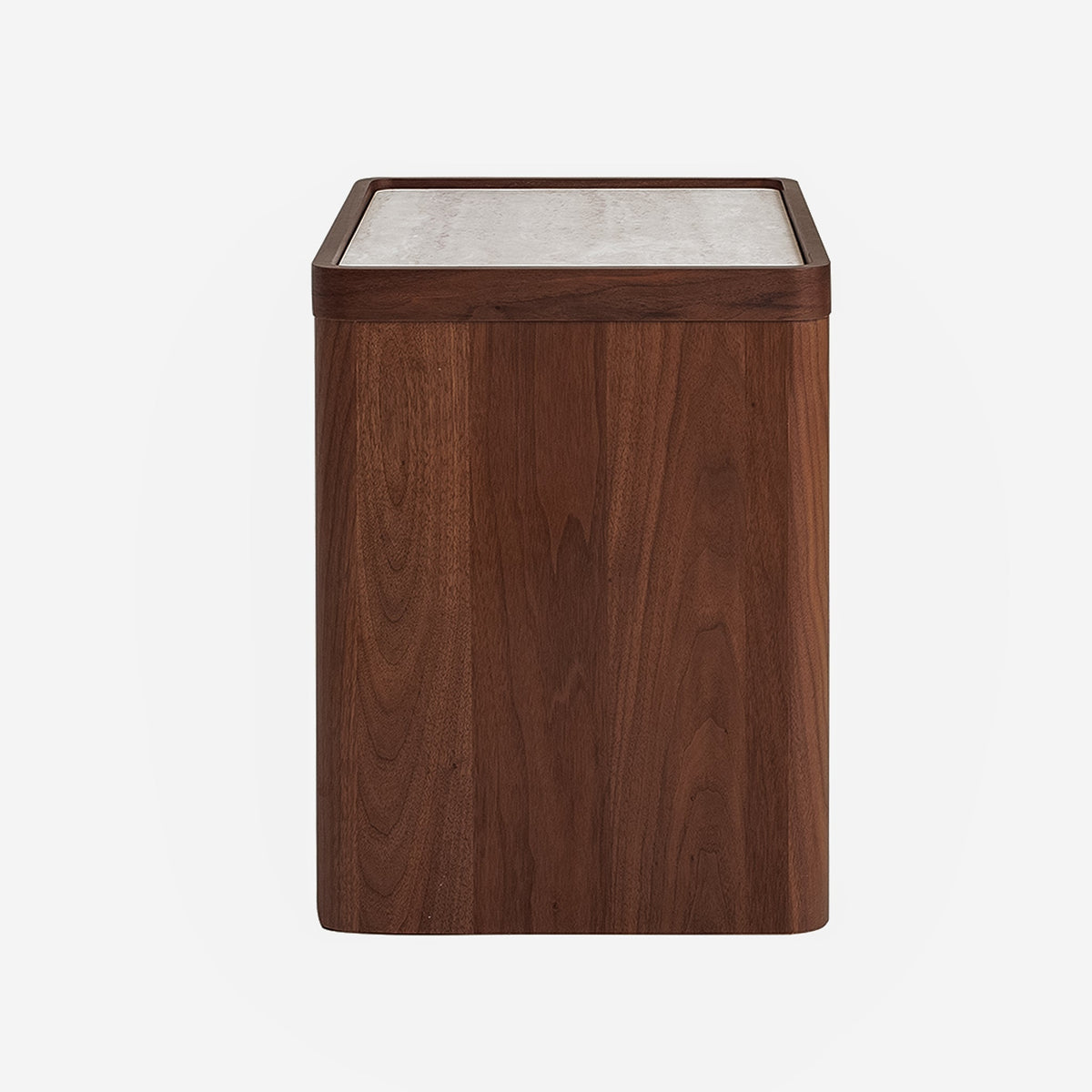 Westmore Glass Top Bedside Table