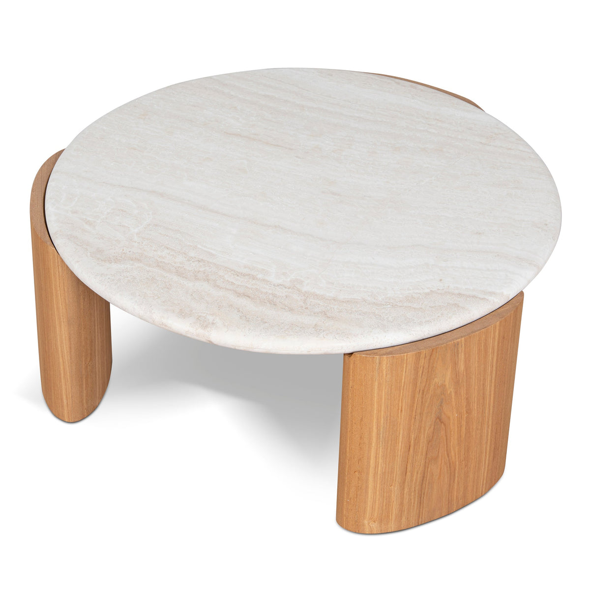 Wildgate Nested Travertine Coffee Table