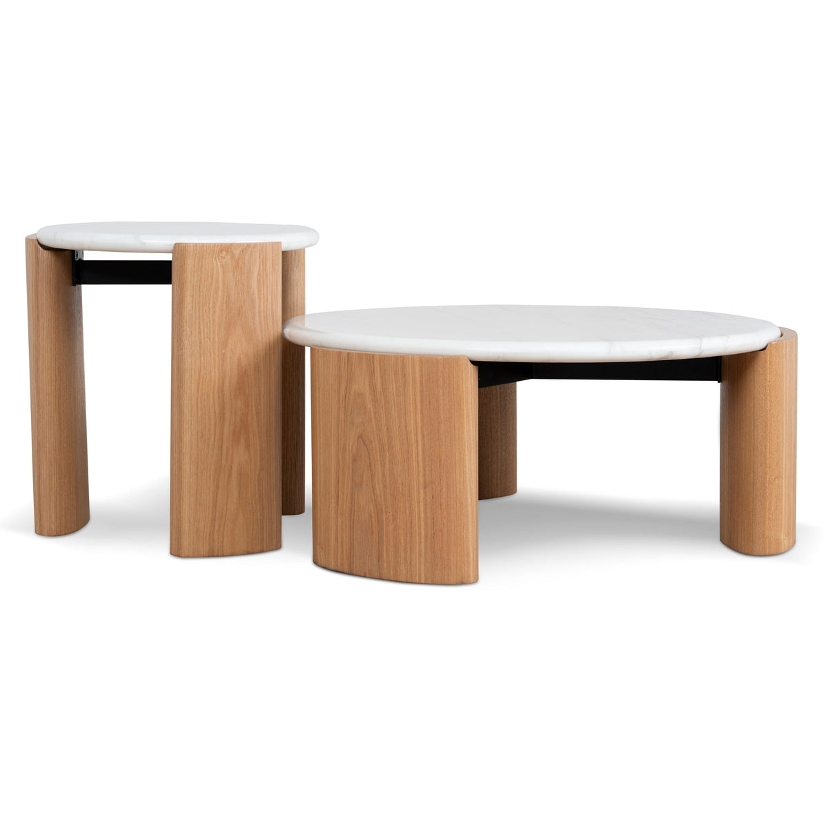 Silveroak Nested Marble Coffee Table