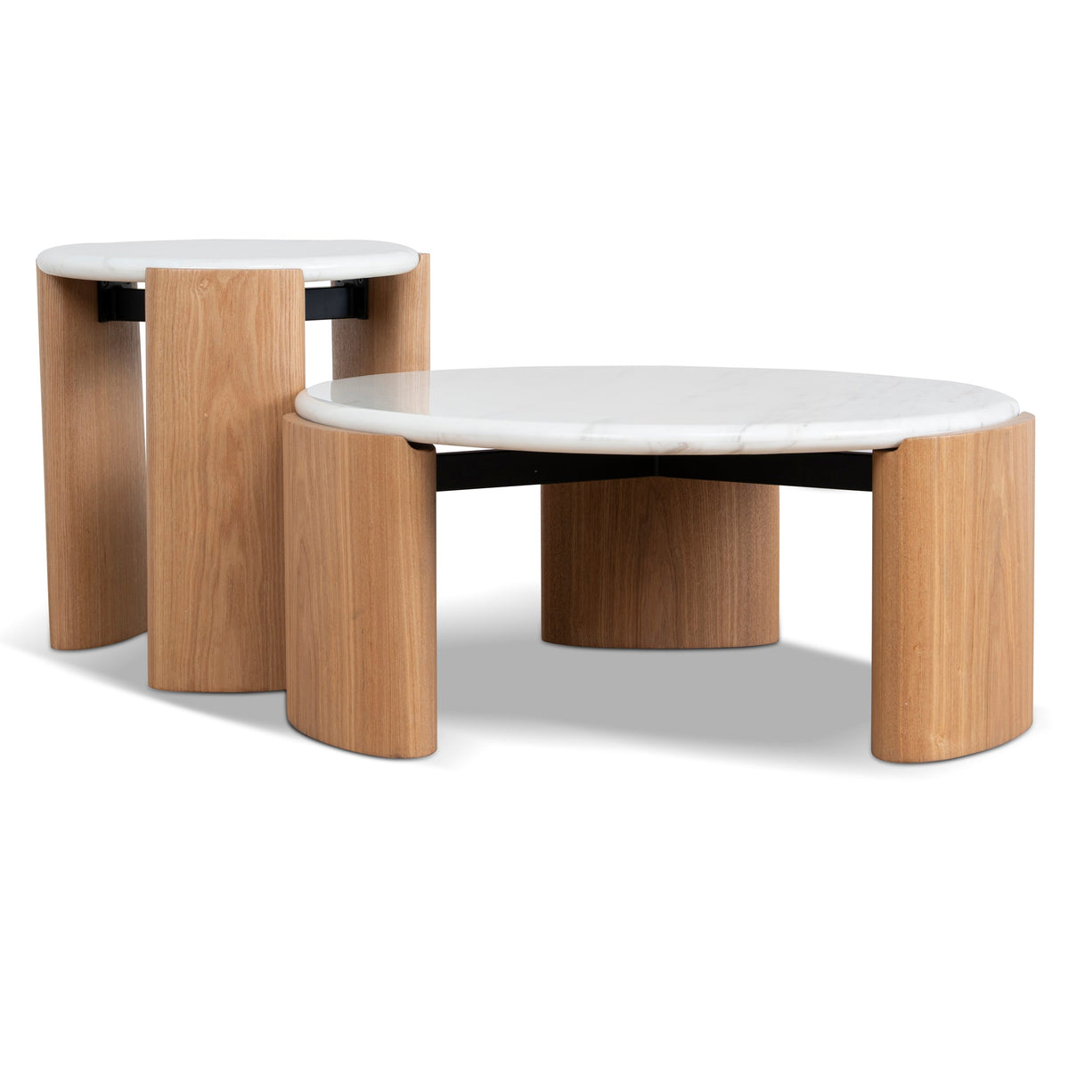 Silveroak Nested Marble Coffee Table