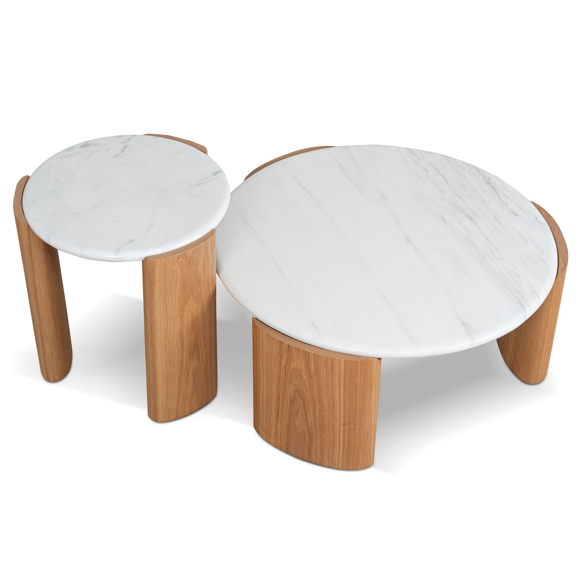 Silveroak Nested Marble Coffee Table