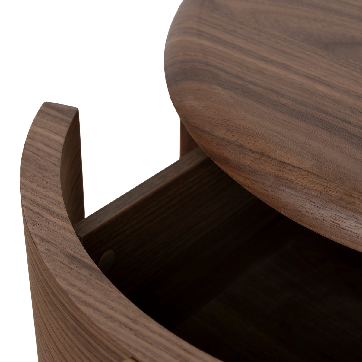Yarnfield 46cm Round Bedside Table