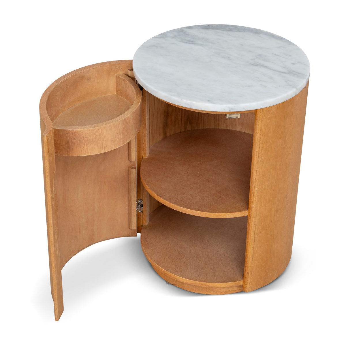 Shawham Round Bedside Table