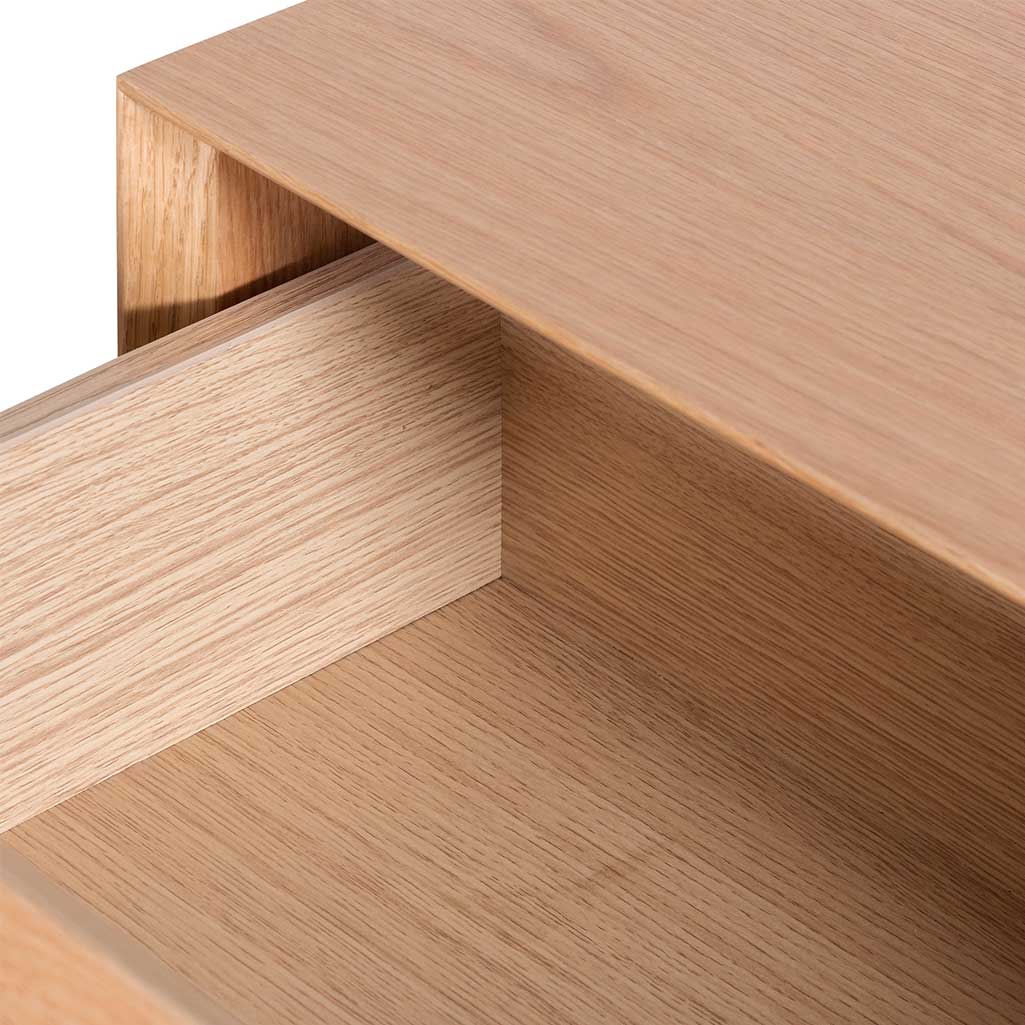 Sandstone Oak Bedside Table