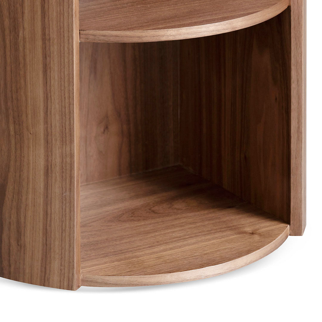 Oxleigh Round Wooden Bedside Table
