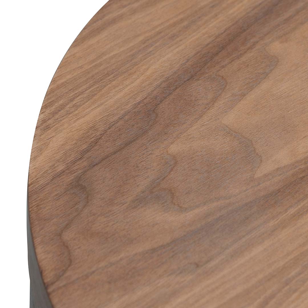 Oxleigh Round Wooden Bedside Table