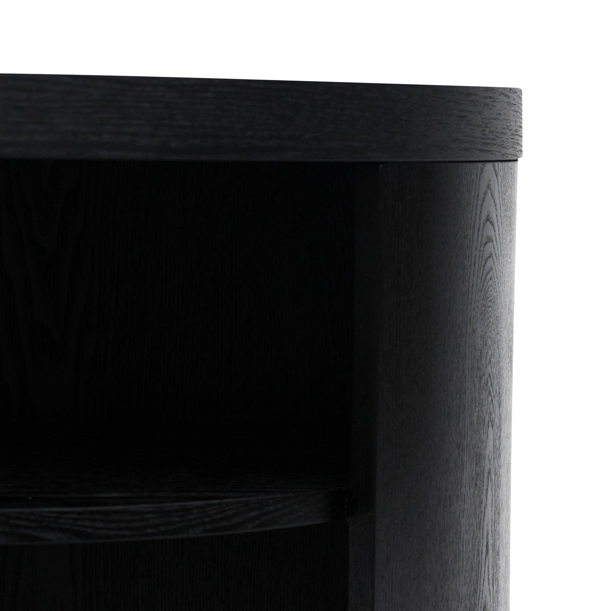 Oxleigh Round Wooden Bedside Table