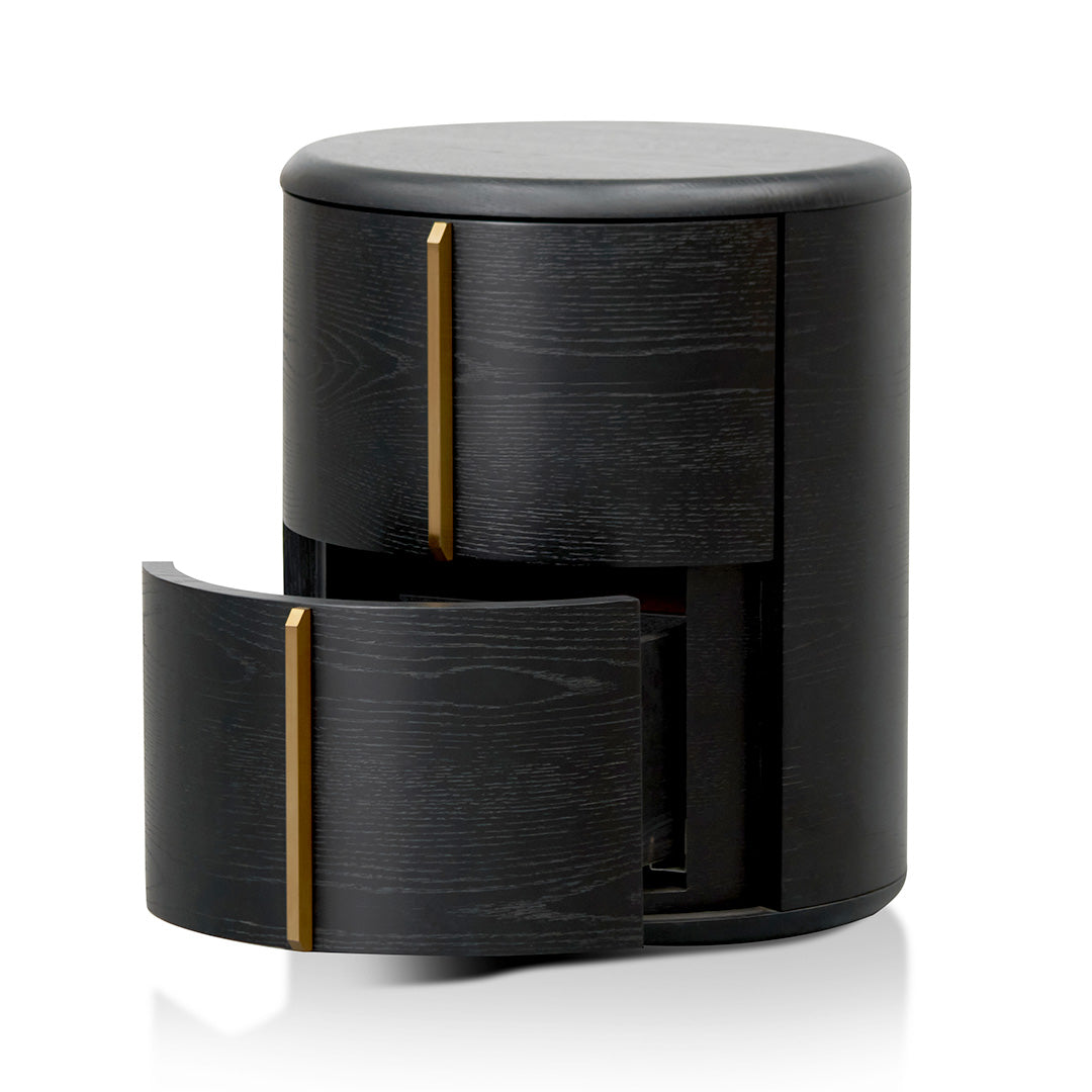 Yarnfield 46cm Round Bedside Table