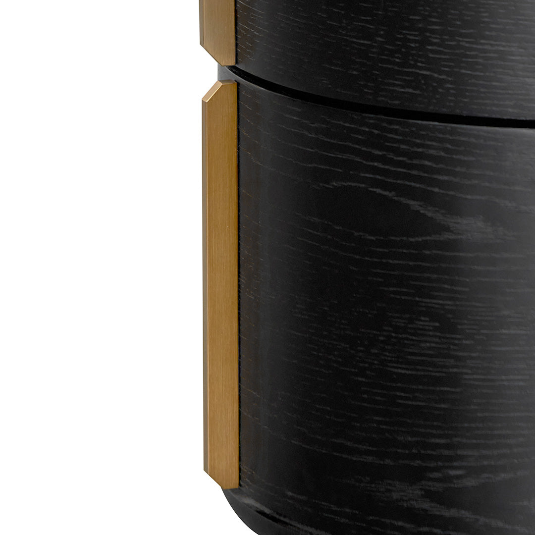 Yarnfield 46cm Round Bedside Table