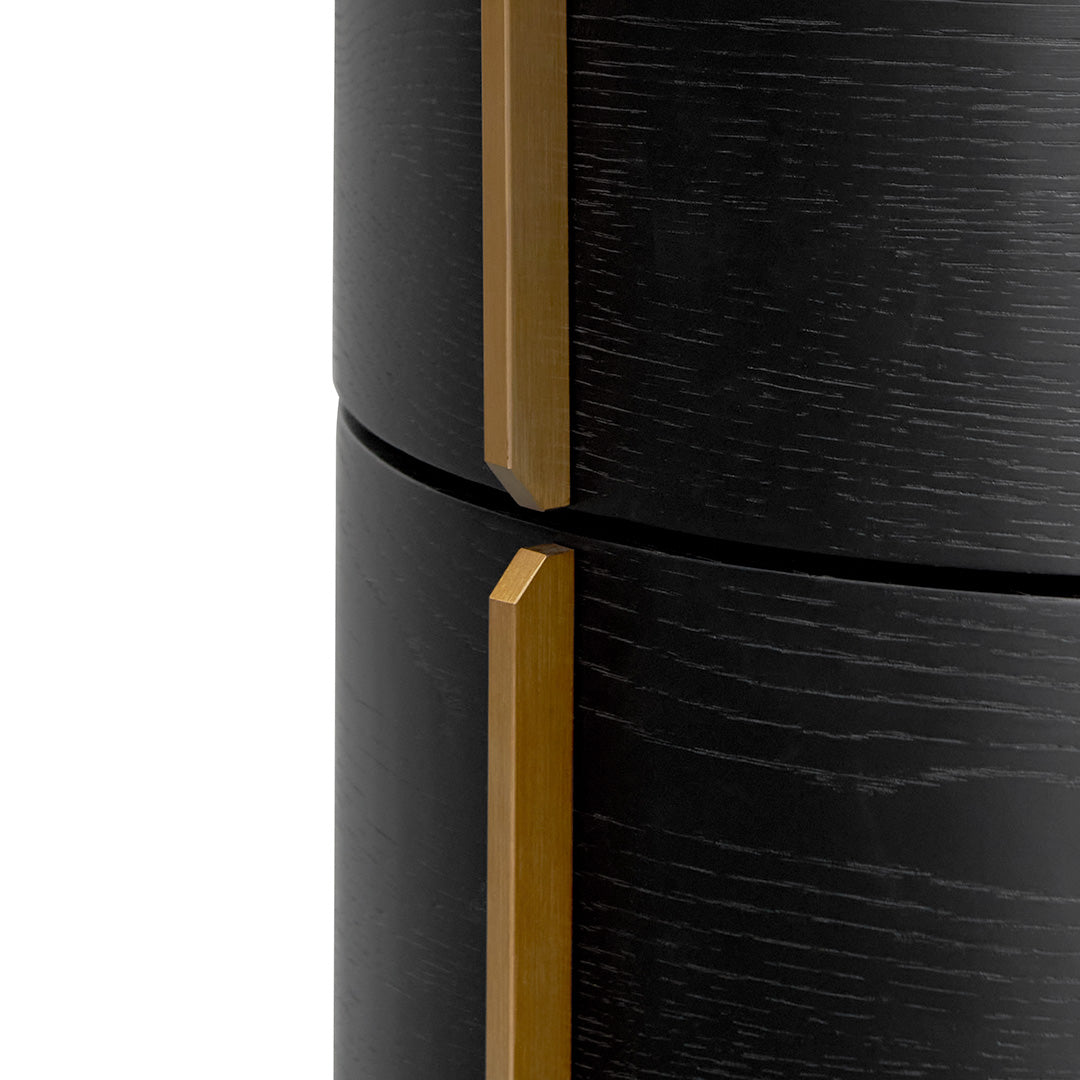 Yarnfield 46cm Round Bedside Table
