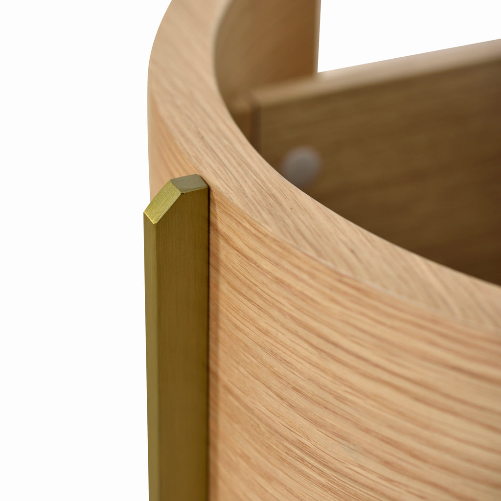Yarnfield 46cm Round Bedside Table