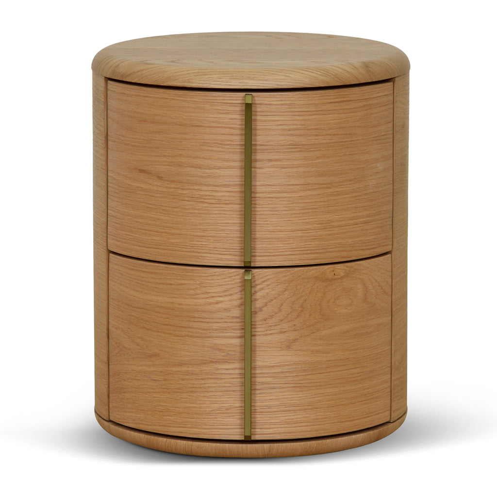 Yarnfield 46cm Round Bedside Table