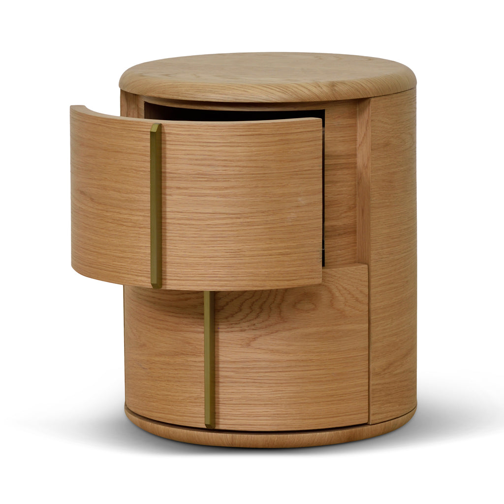 Yarnfield 46cm Round Bedside Table