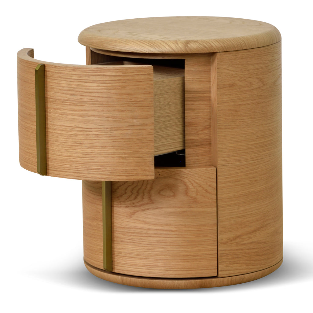 Yarnfield 46cm Round Bedside Table