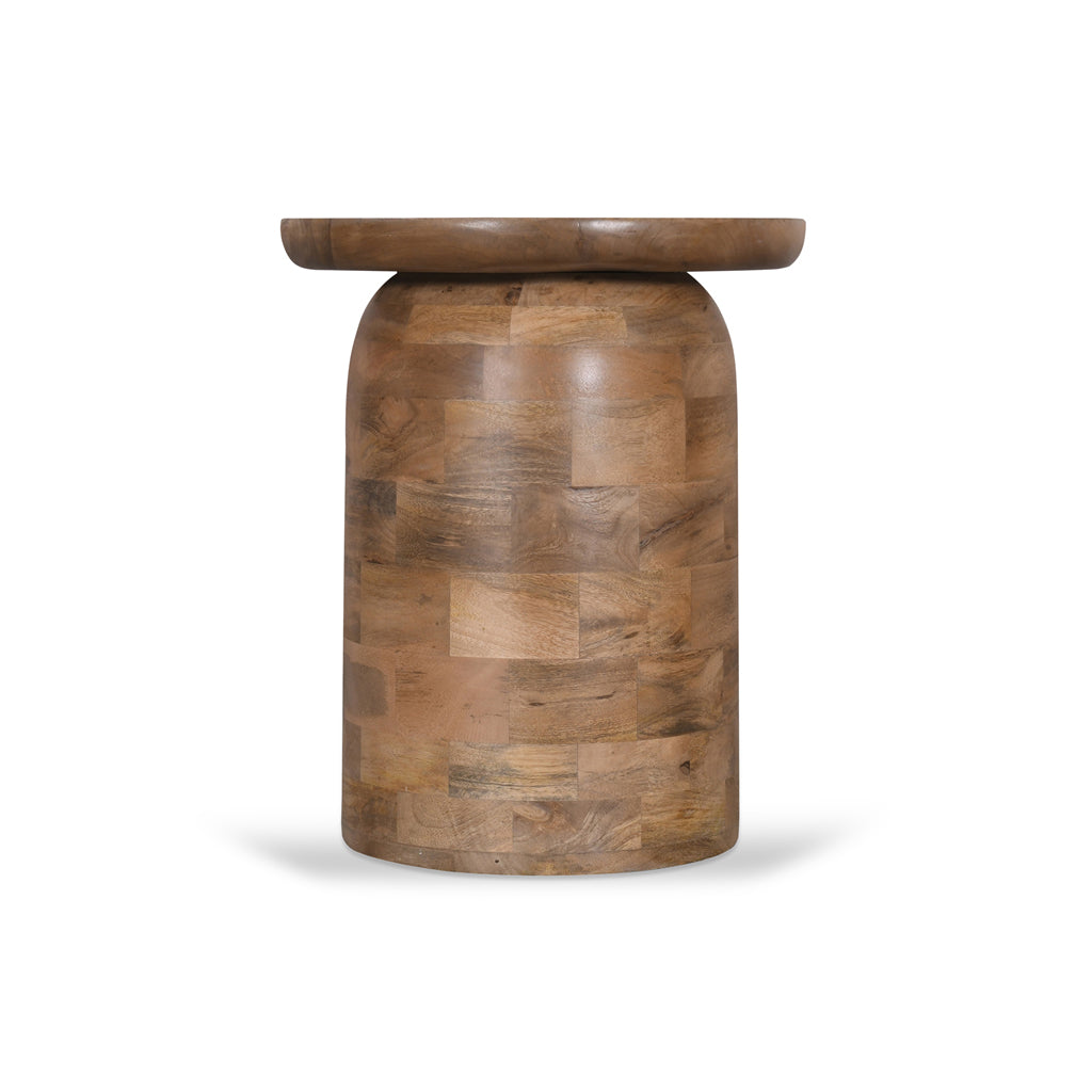 Whitshire 40cm Travertine Side Table