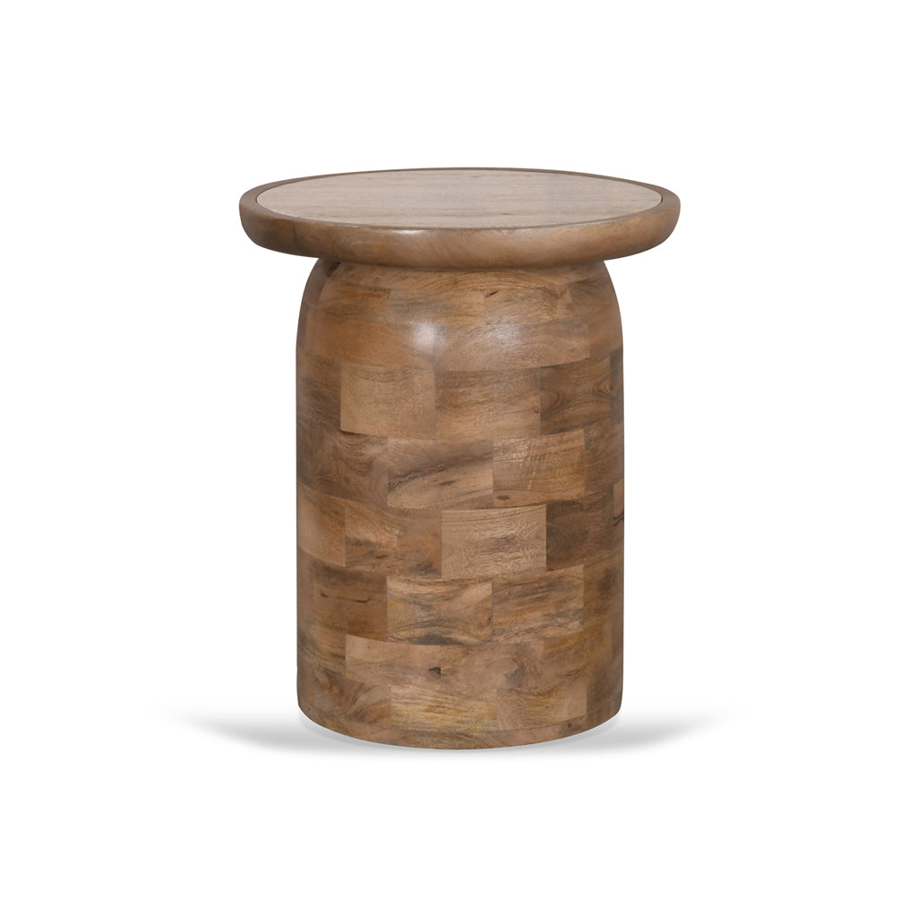 Whitshire 40cm Travertine Side Table