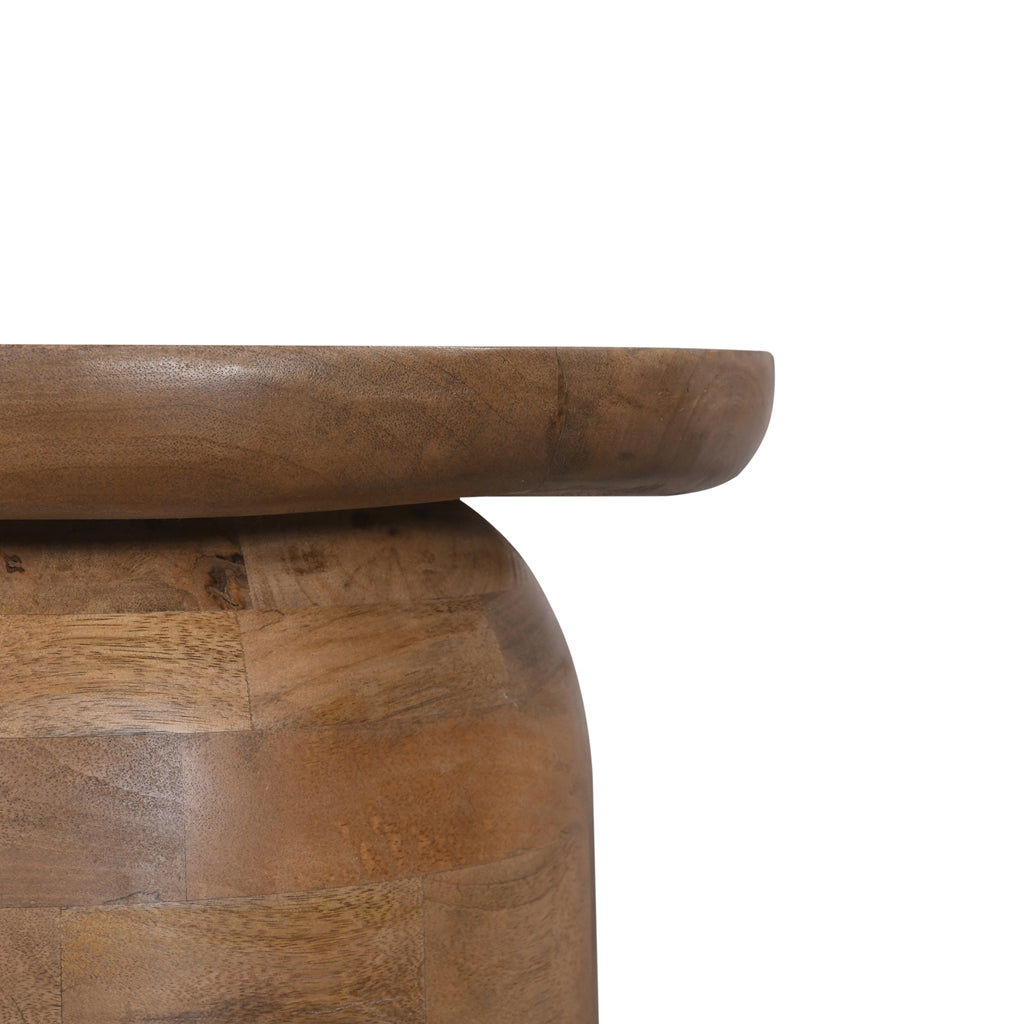 Whitshire 40cm Travertine Side Table