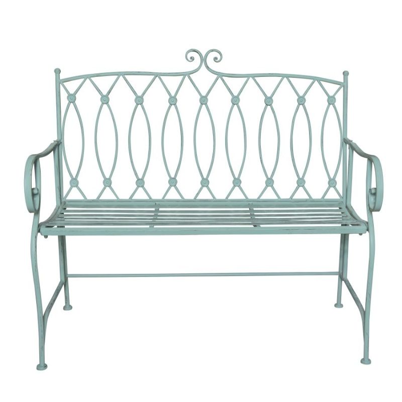 Sacha 104CM Iron Garden Bench