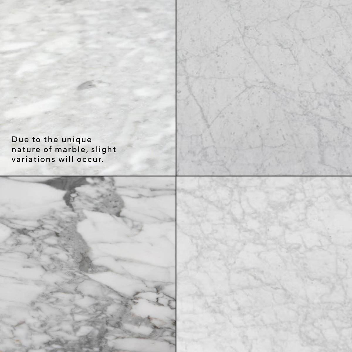 Pebblestone 90cm Marble Dining Table