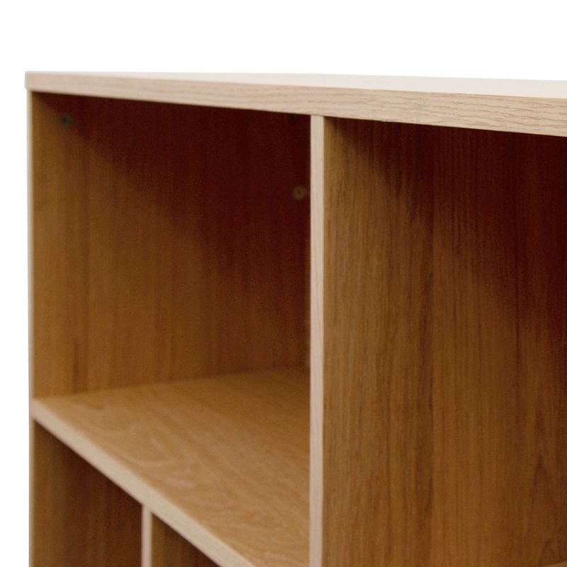 Sandhurst Wooden Bookcase Natural Rack
