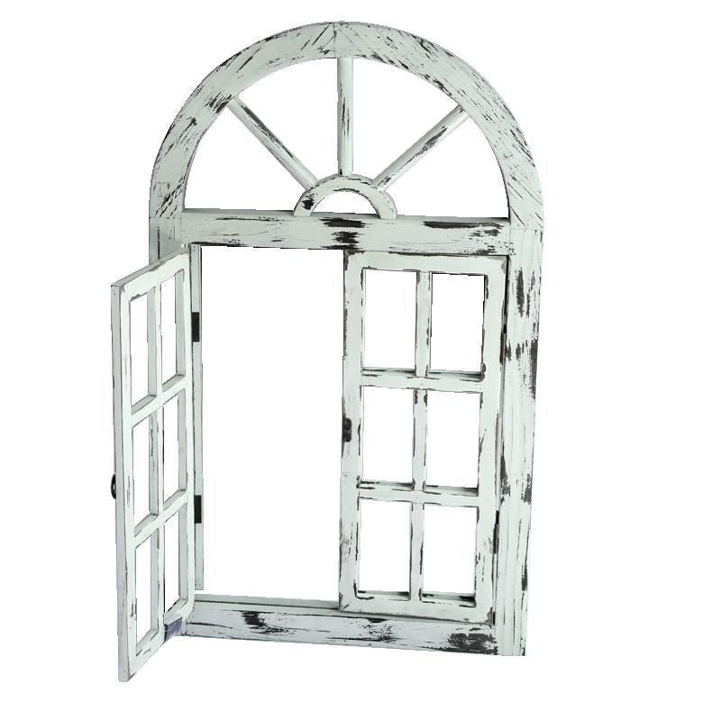 Scarlett 100CM Wood Frame Window Mirror