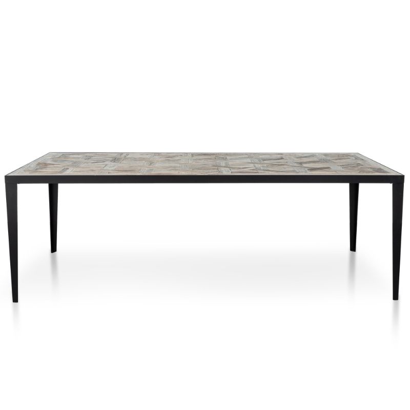 Scottsdale Dining Table Dark Natural Front