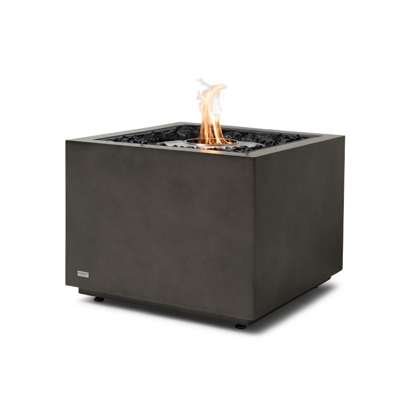 Sidecar 24 Ethanol Fire Pit Table Natural Stainless Steel