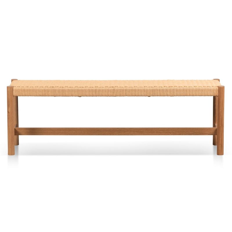Spray 140CM Wooden Bench Front View