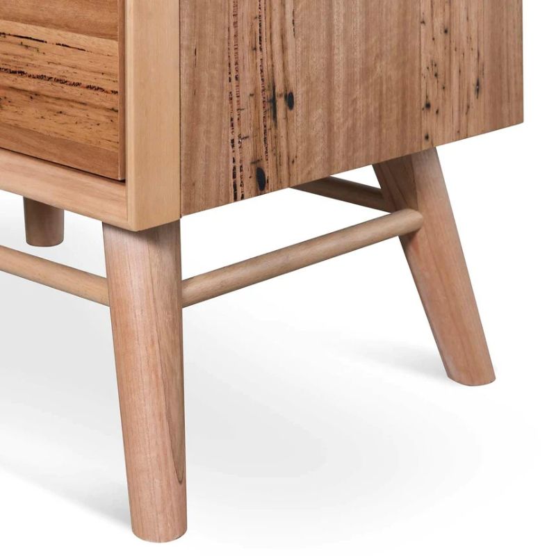 Stanford Bedside Table Wormy Chestnut Legs