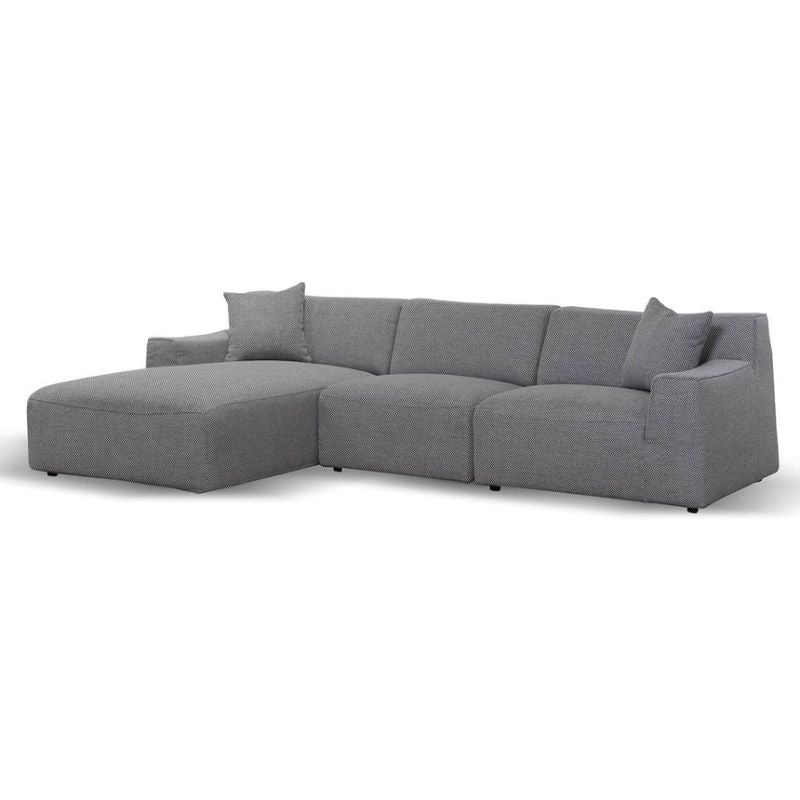 Stoneview 3 Seater Left Chaise Sofa Noble Grey
