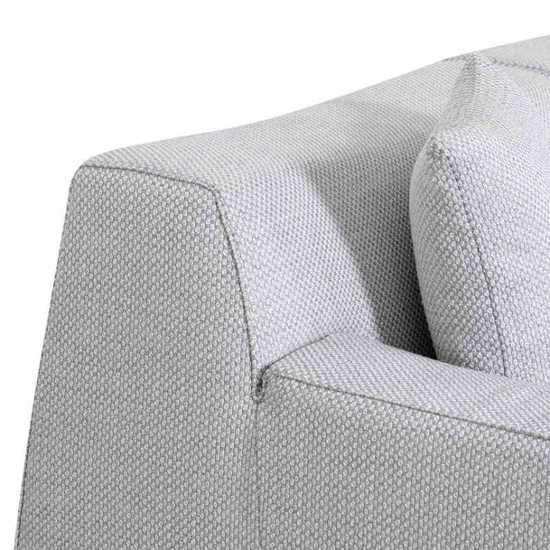 Stoneview 3 Seater Left Chaise Sofa Passive Grey Headrest View