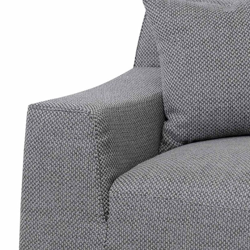 Stoneview 3 Seater Right Chaise Sofa Noble Grey Left Handrest View