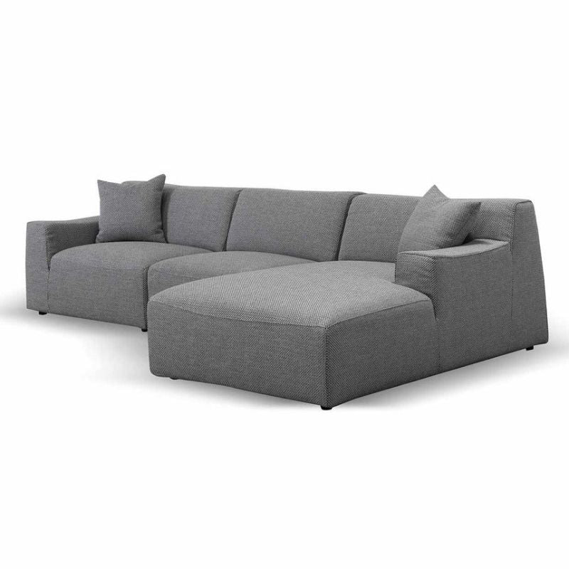 Stoneview 3 Seater Right Chaise Sofa Noble Grey