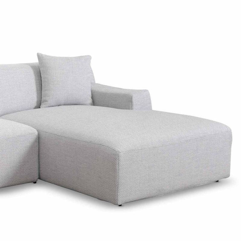 Stoneview 3 Seater Right Chaise Sofa Passive Grey Chaise