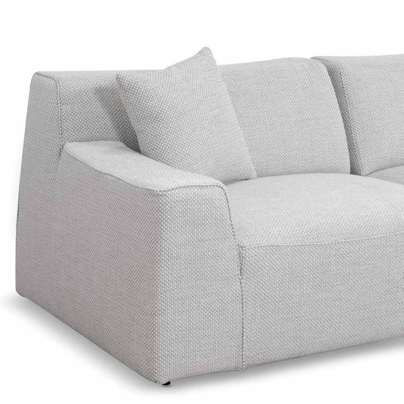 Stoneview 3 Seater Right Chaise Sofa Passive Grey Left Side Corner View