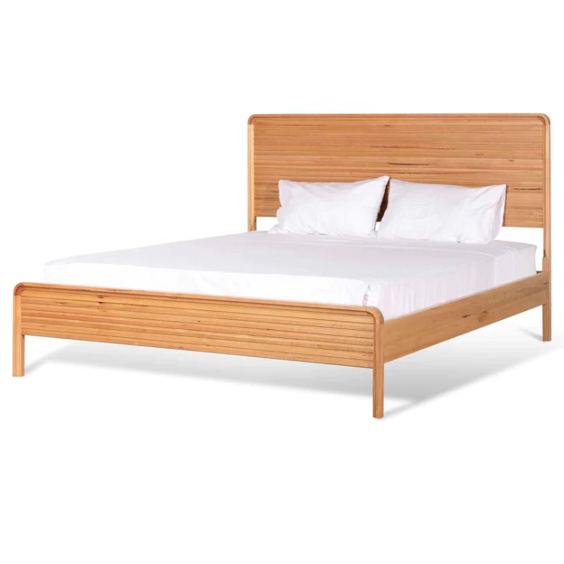 Stonyfield King Bed Frame Messmate Angle