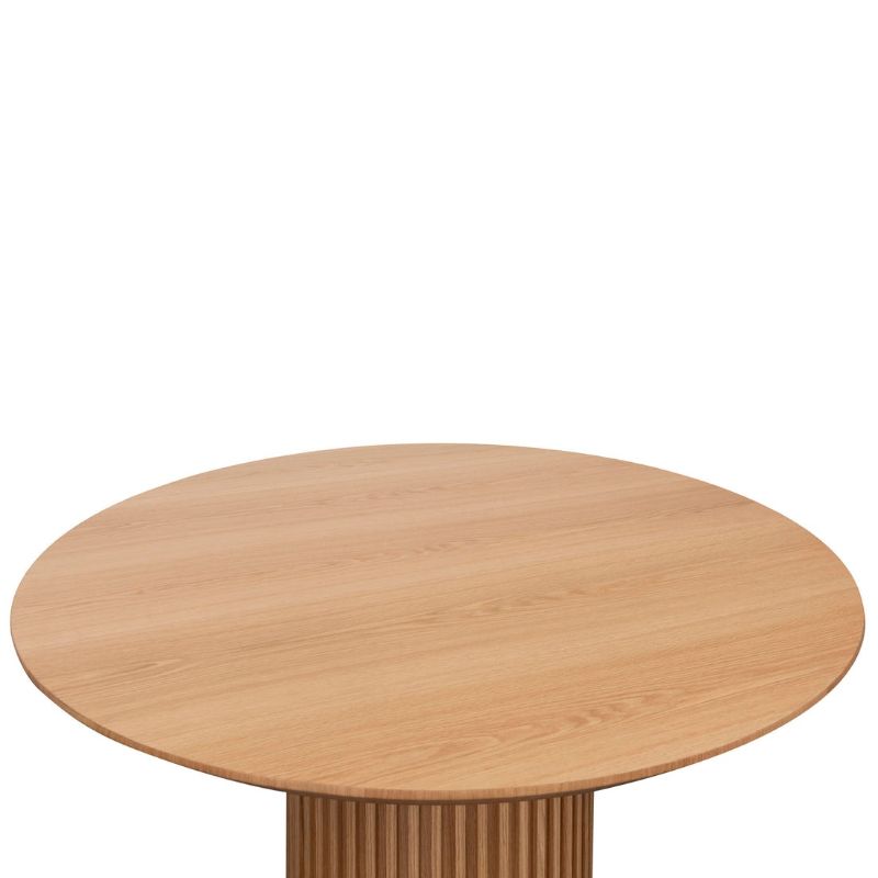 Summerset 150CM Wooden Round Dining Table Natural Top