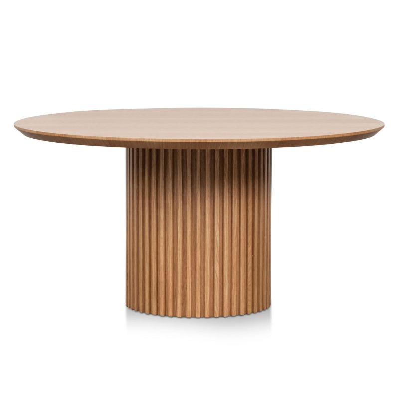 Summerset 150CM Wooden Round Dining Table Natural