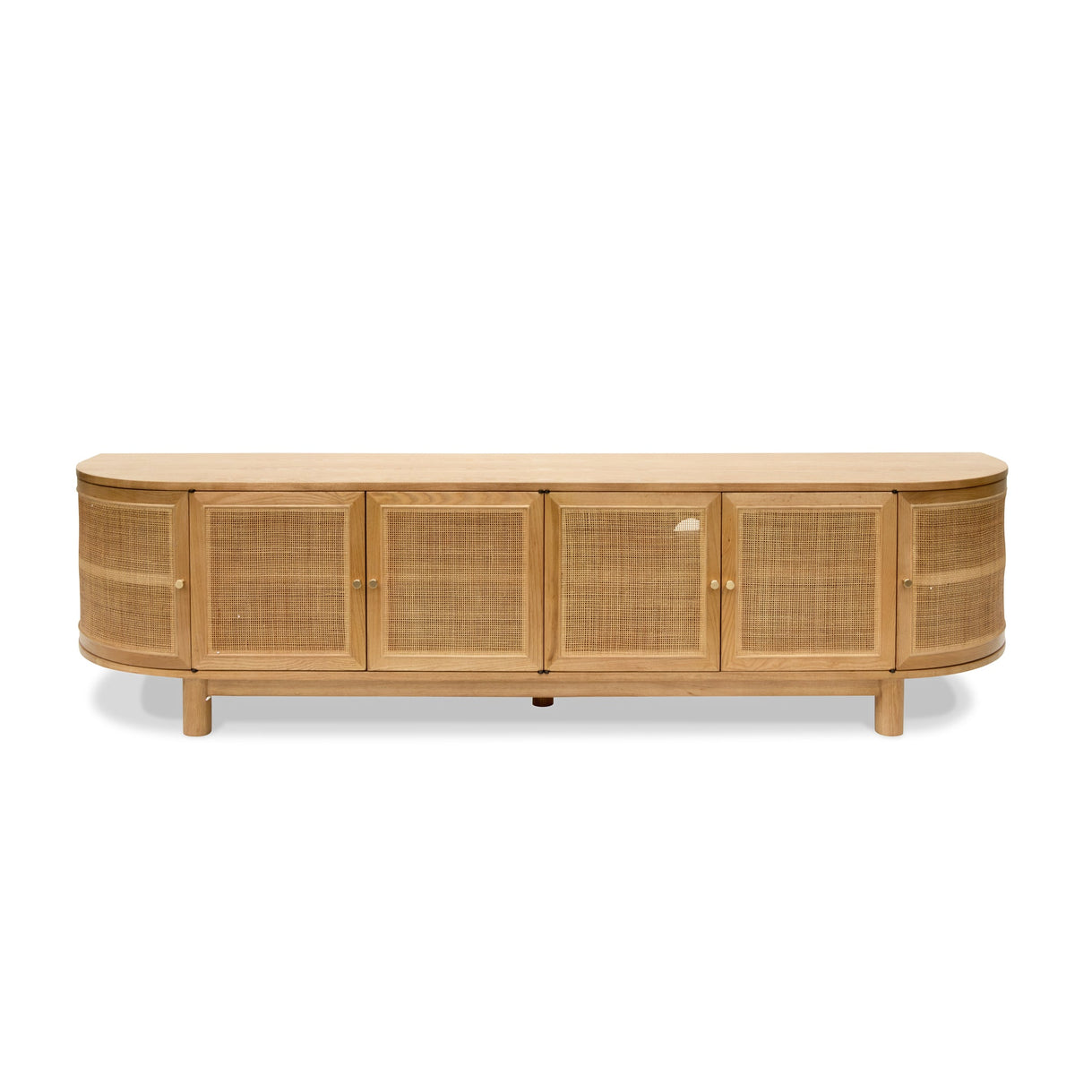 Shanmore 220cm Rattan TV Entertainment Unit