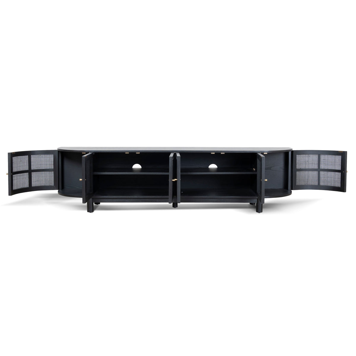 Shanmore 220cm Rattan TV Entertainment Unit