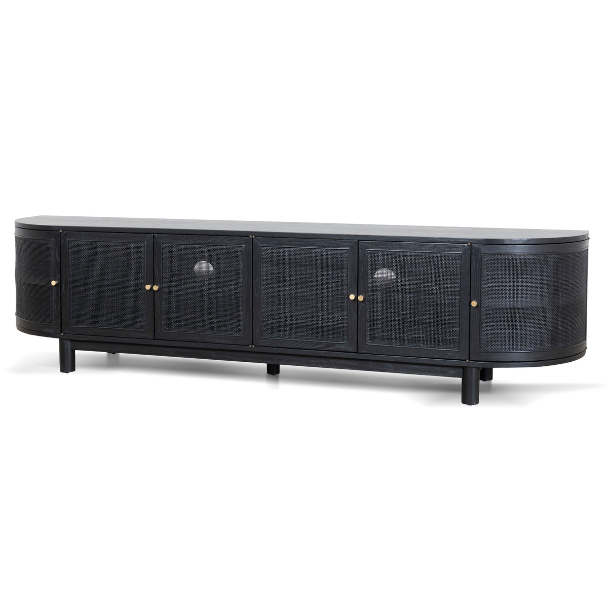 Shanmore 220cm Rattan TV Entertainment Unit