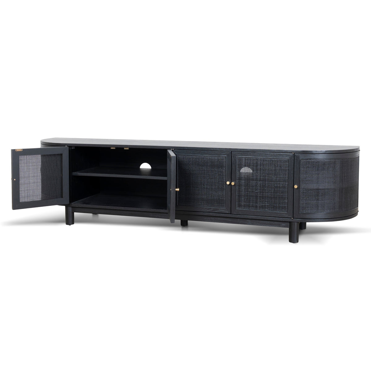 Shanmore 220cm Rattan TV Entertainment Unit