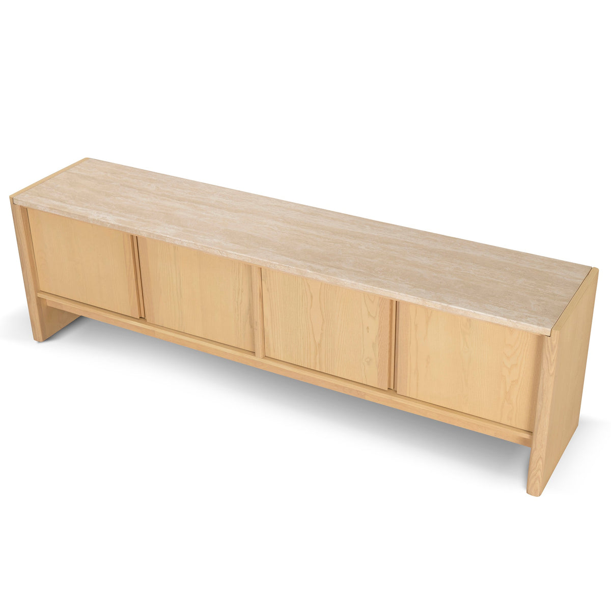 Westleigh 210cm Travertine TV Unit