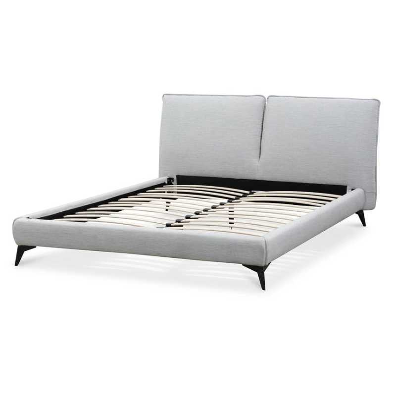 Terracewood Fabric King Bed Angle View Without Bed
